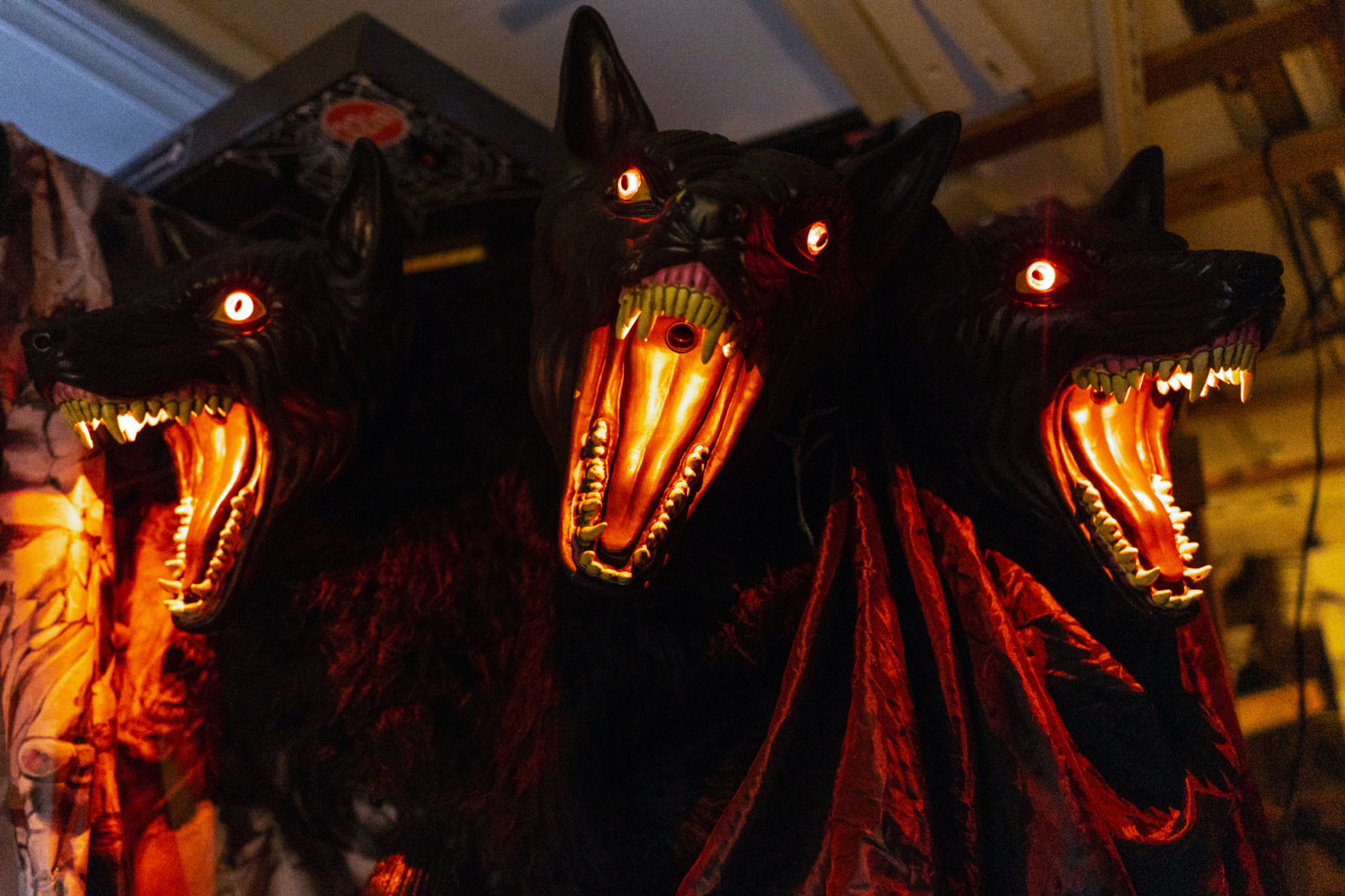 City man transforms home for one frightful night